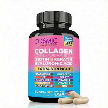 14-in-1 Collagen Complex Support for Hair Shedding (90 pcs)